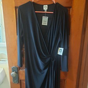 Black Long Sleeve Dress - Size 14 - New